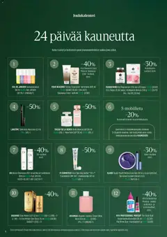 Sokos-mainoslehti voimassa 12.11.2025 alkaen | Sivu: 6 | Tuotteet: Joulukalenteri, Eau de toilette, Shampoo