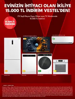 03.04.2026 tarihinden itibaren geçerli olan Vestel kataloğu önizlemesi | Sayfa: 5 | Ürünler: TV, Klima