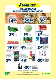 S-market-mainoslehti voimassa 17.09.2025 alkaen