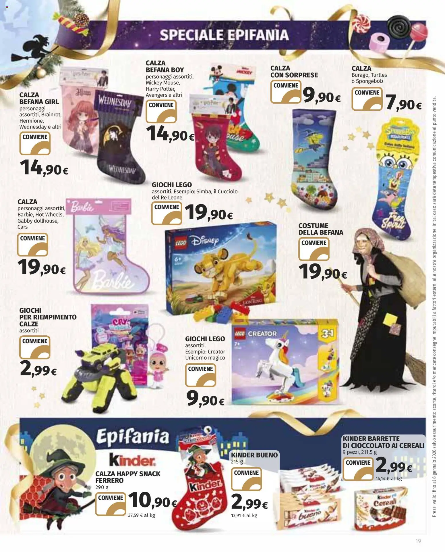 Volantino Ipercoop del 22.12.2025 | Pagina: 19 | Prodotti: Cioccolato, Cereali, Data