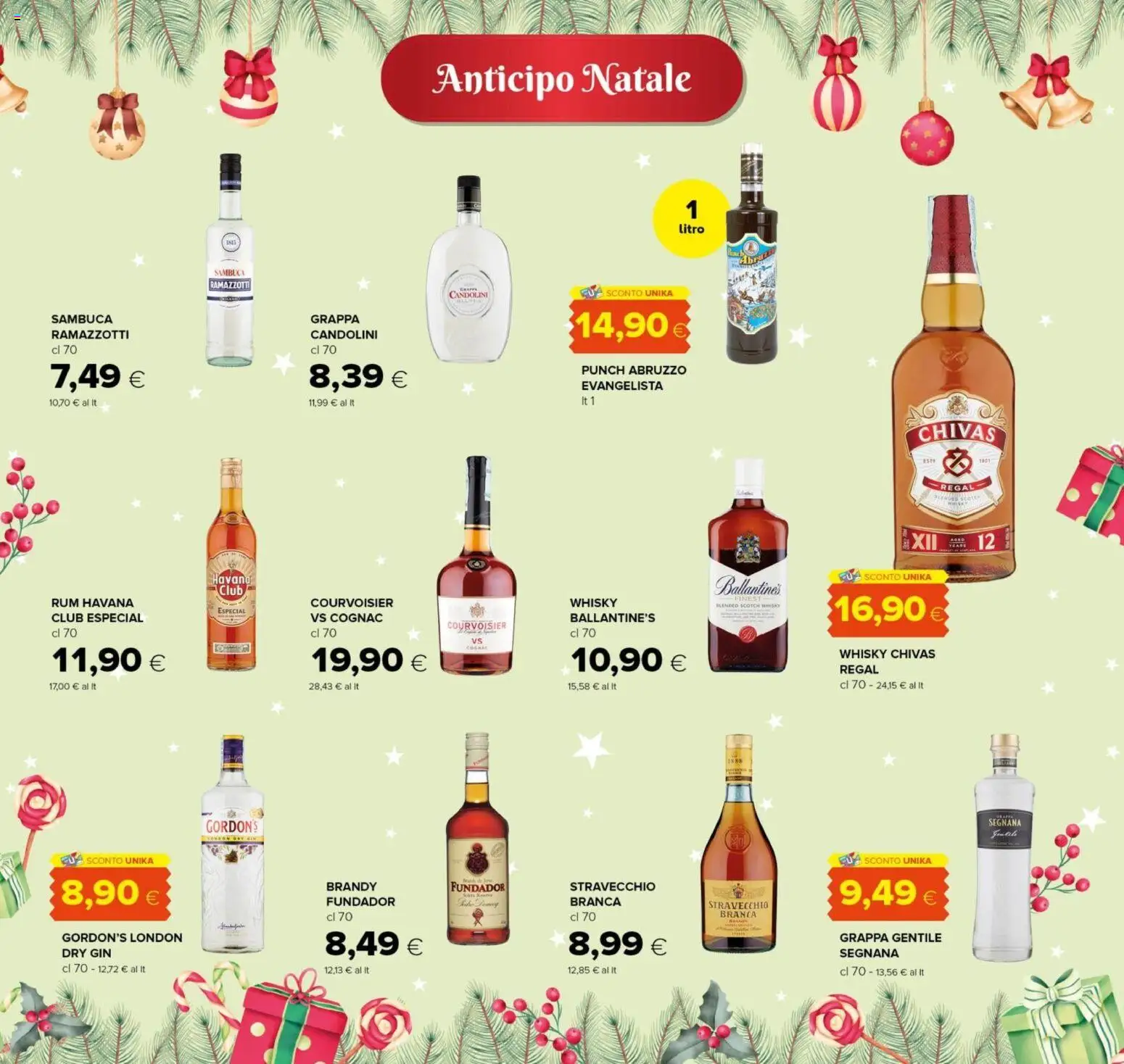 Volantino Oasi del 01.12.2025 | Pagina: 7 | Prodotti: Gin, Whisky, Rum, Grappa