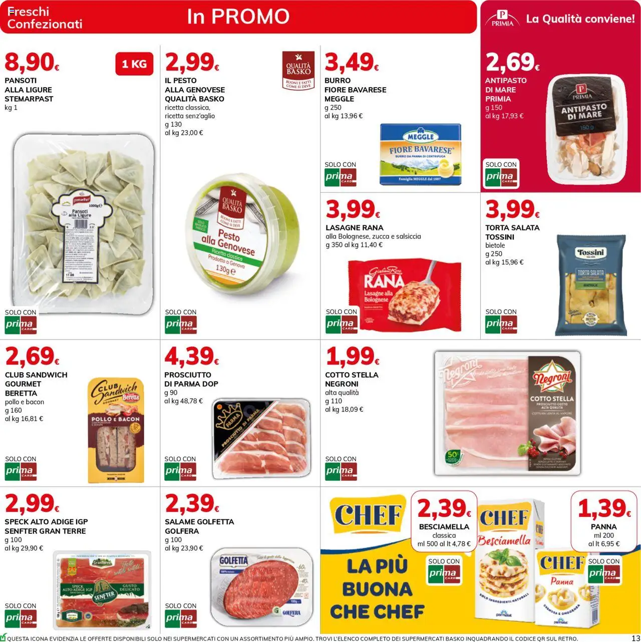 Volantino Basko del 14.10.2025 | Pagina: 13 | Prodotti: Salame, Burro, Zucca, Pesto