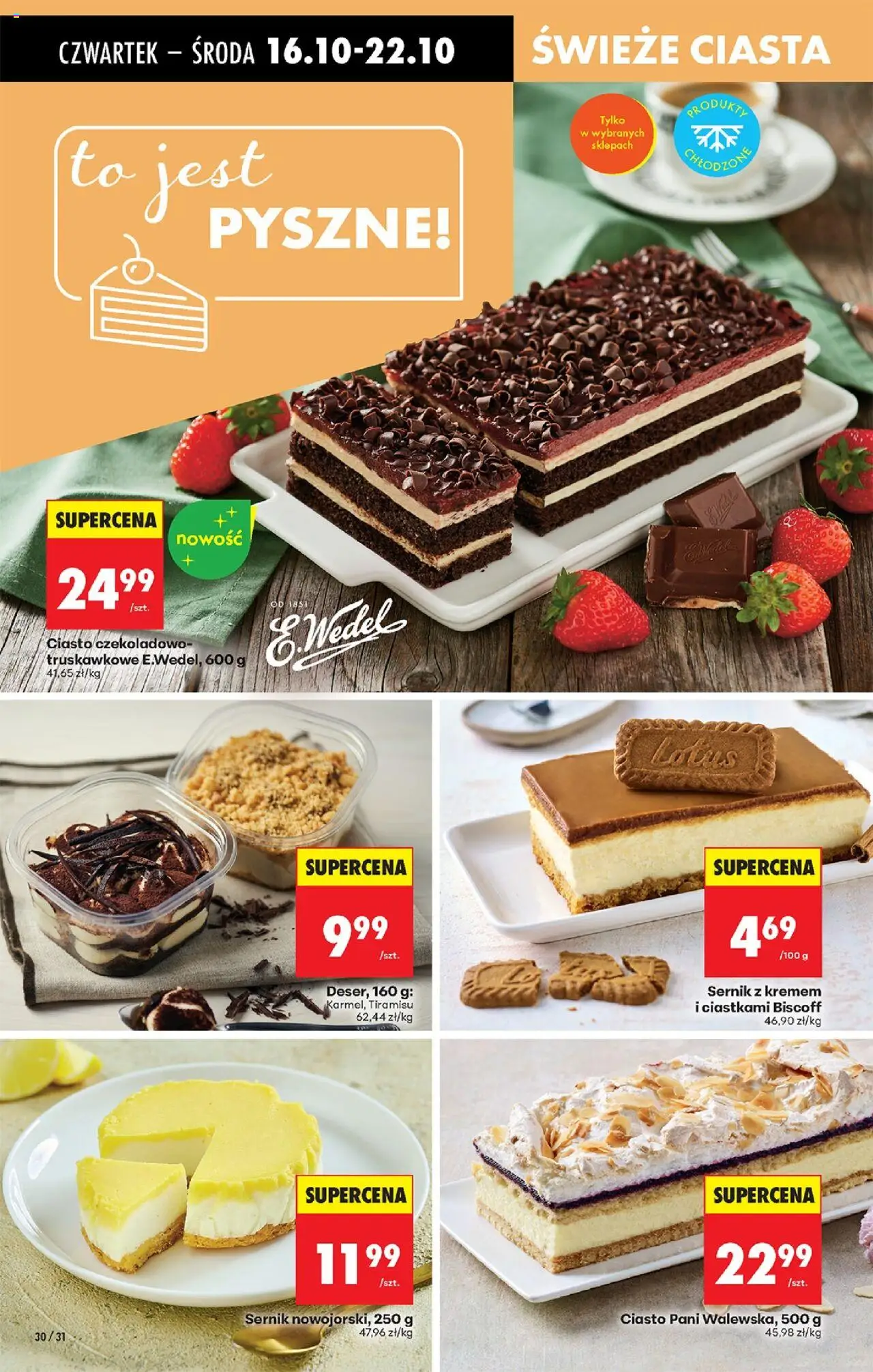 Biedronka gazetka - Oferta w tym tygodniu od 16.10.2025 | Strona: 34 | Produkty: Ciasto, Tiramisu