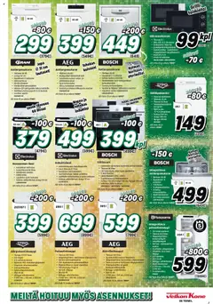  | Sivu: 7 | Tuotteet: Uuni, Keittotaso, Astianpesukone, Pakastinkaappi