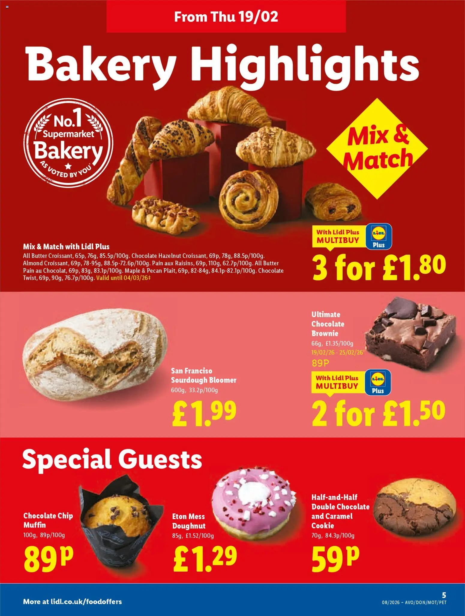 {H1} | Page: 5 | Products: Butter, Chocolate, Bakery