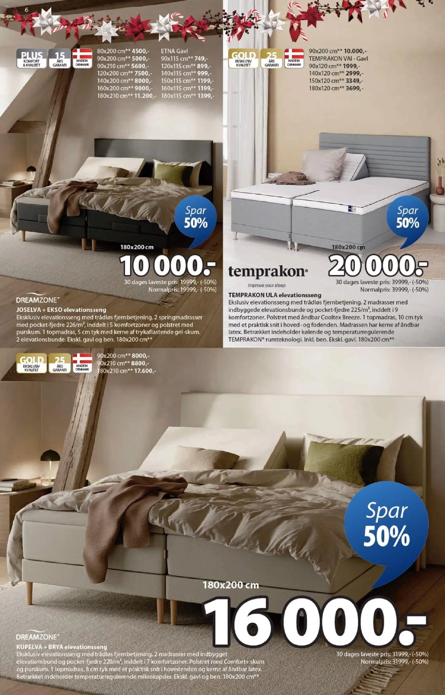 JYSK tilbudsavis – gyldig fra 31.10.2025 | Side: 6 | Produkter: Elevationsseng