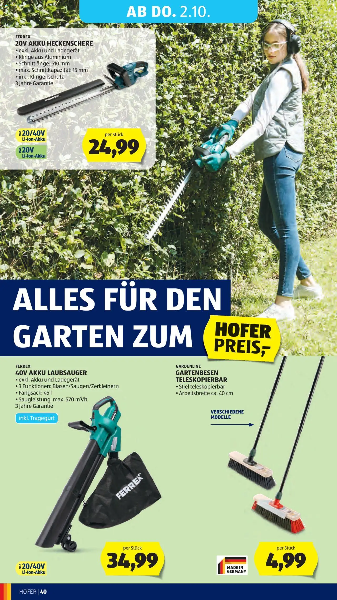 Hofer Flugblatt gültig ab 26.09.2025 | Seite: 44