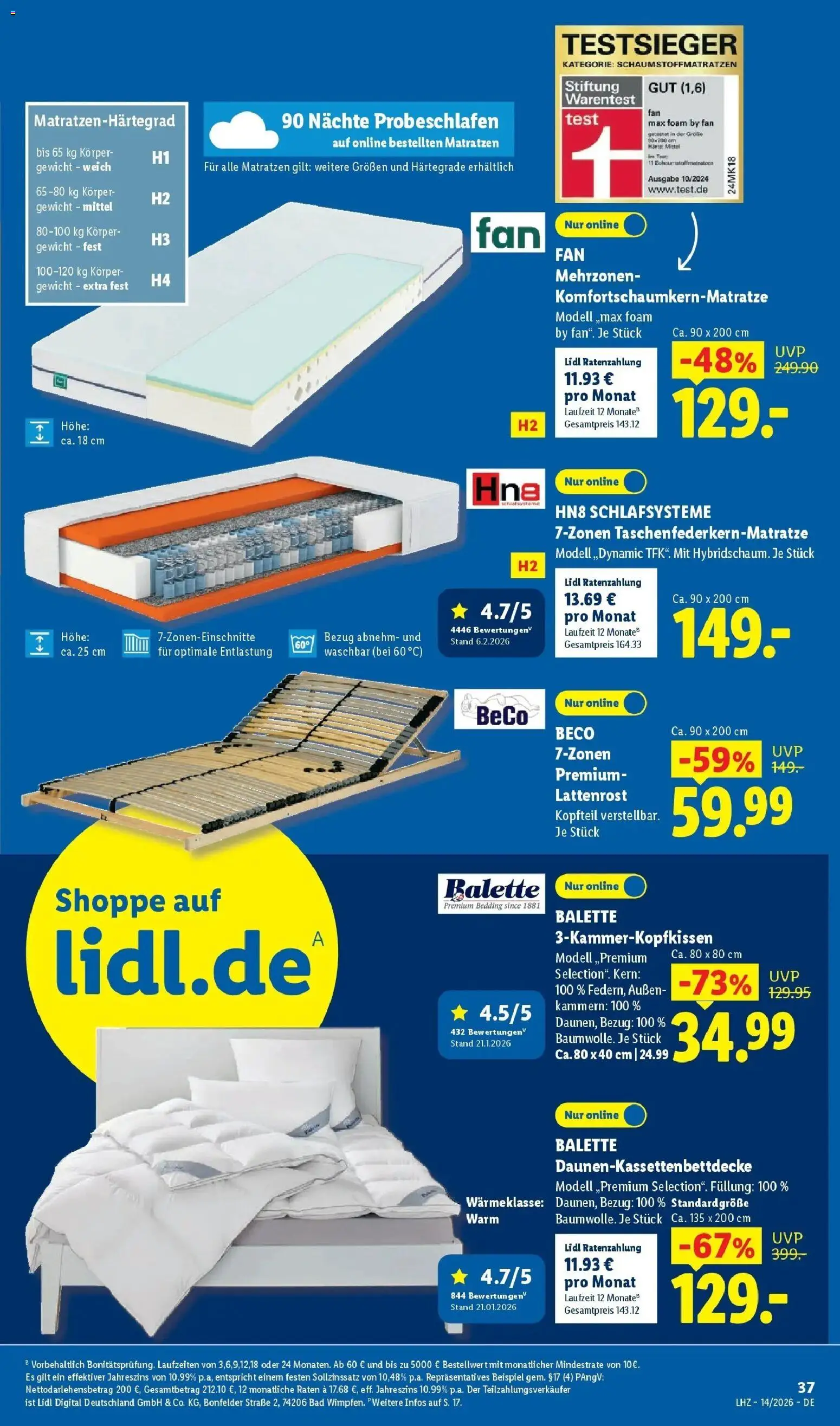 Lidl Prospekt Mühlacker – gültig ab 30.03.2026 | Seite: 13 | Produkte: Gewicht, Lattenrost, Bad