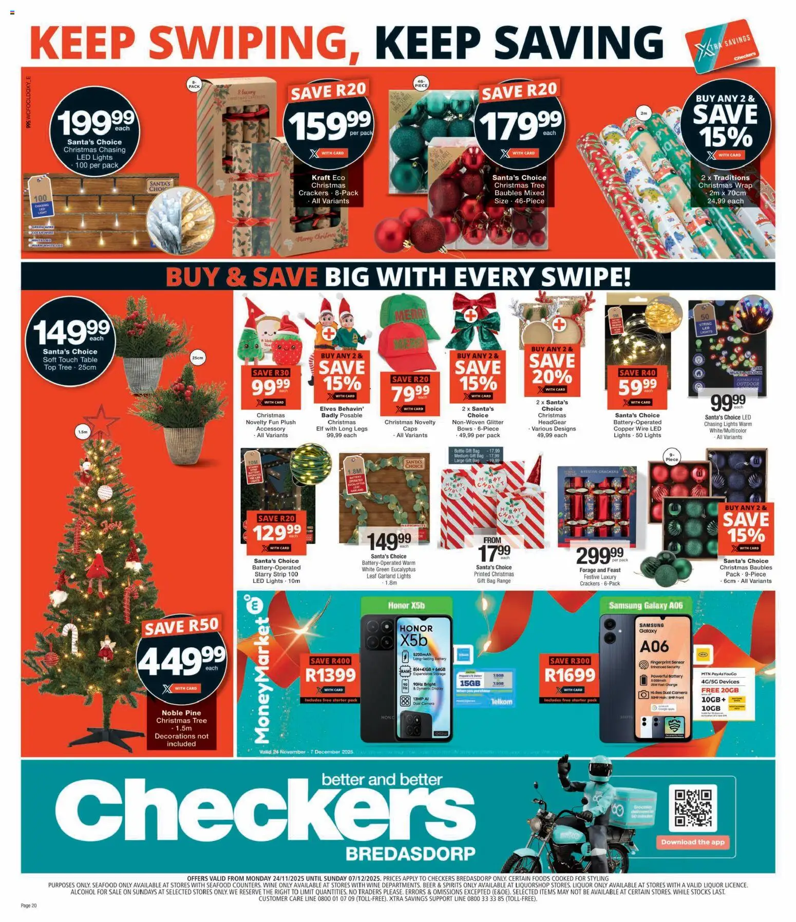 New Checkers catalogue – valid from 24.11.2025 | Page: 20 | Products: Camera, Bag, Wine, Beer