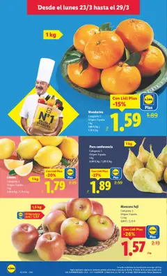 Vista previa Limón, Categoría: I. Origen: España. 1 kg válido desde el 23.03.2026 | Página: 2