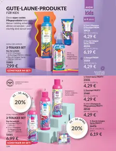 AVON Katalog April 2026 ab 01.04.2026 gültig | Seite: 176 | Produkte: Mandarinen, Shampoo, Duschgel, Eau de Cologne