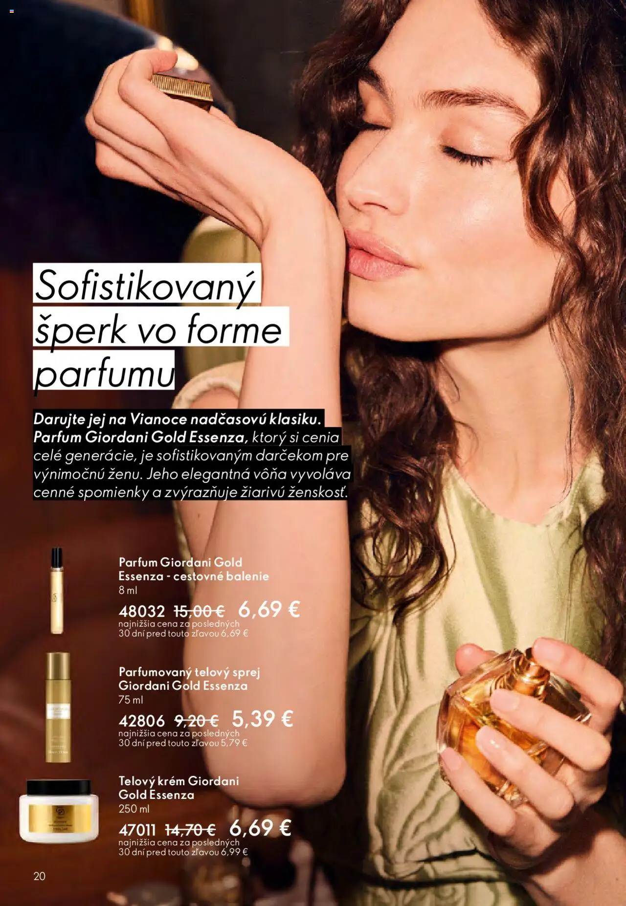 Nové Oriflame akcie – leták je platný od 12.11.2025 | Strana: 20 | Produkty: Telový krém, Krém