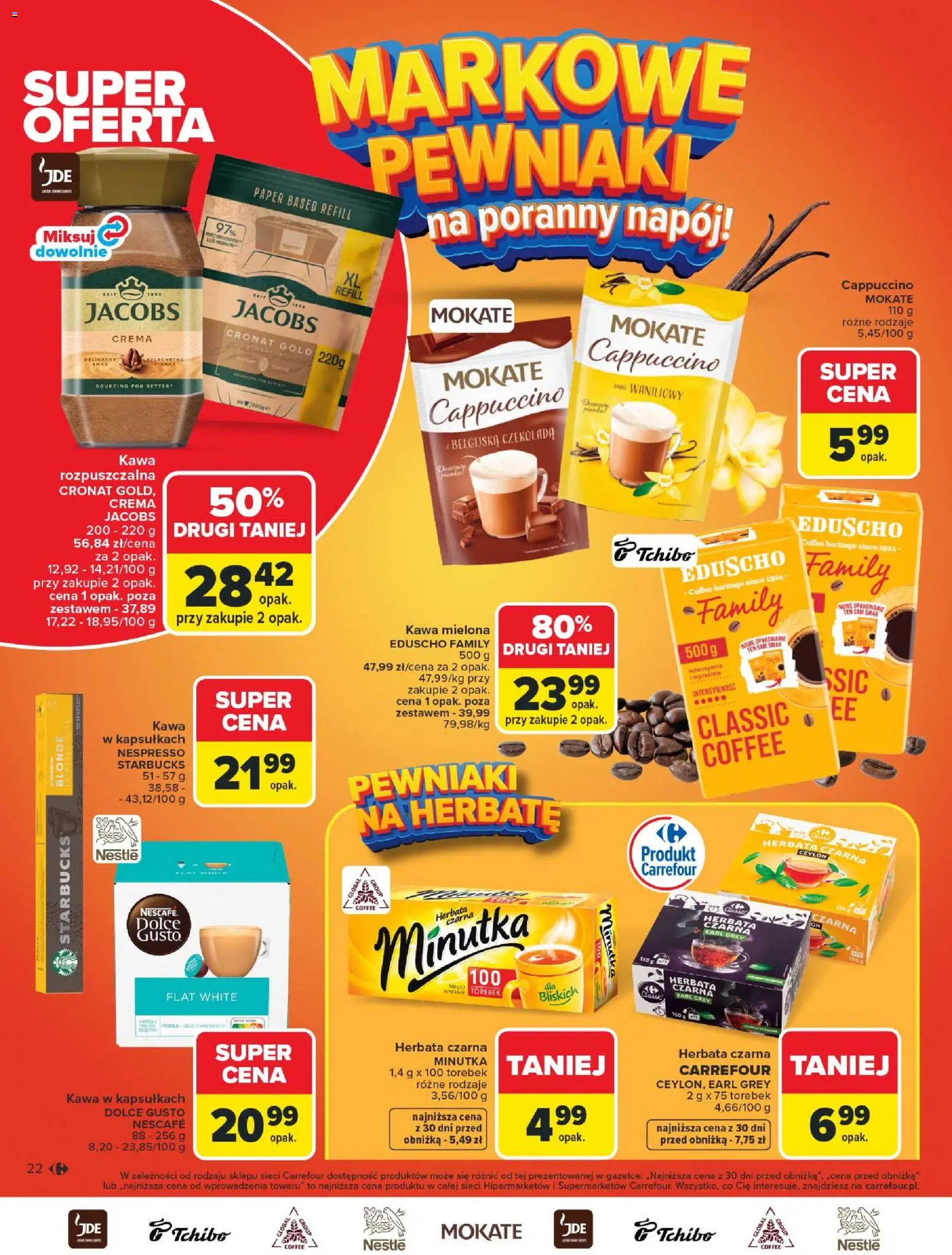 Carrefour Gazetka od 16.02.2026 | Strona: 24 | Produkty: Nescafe, Cappuccino, Dolce Gusto, Kawa
