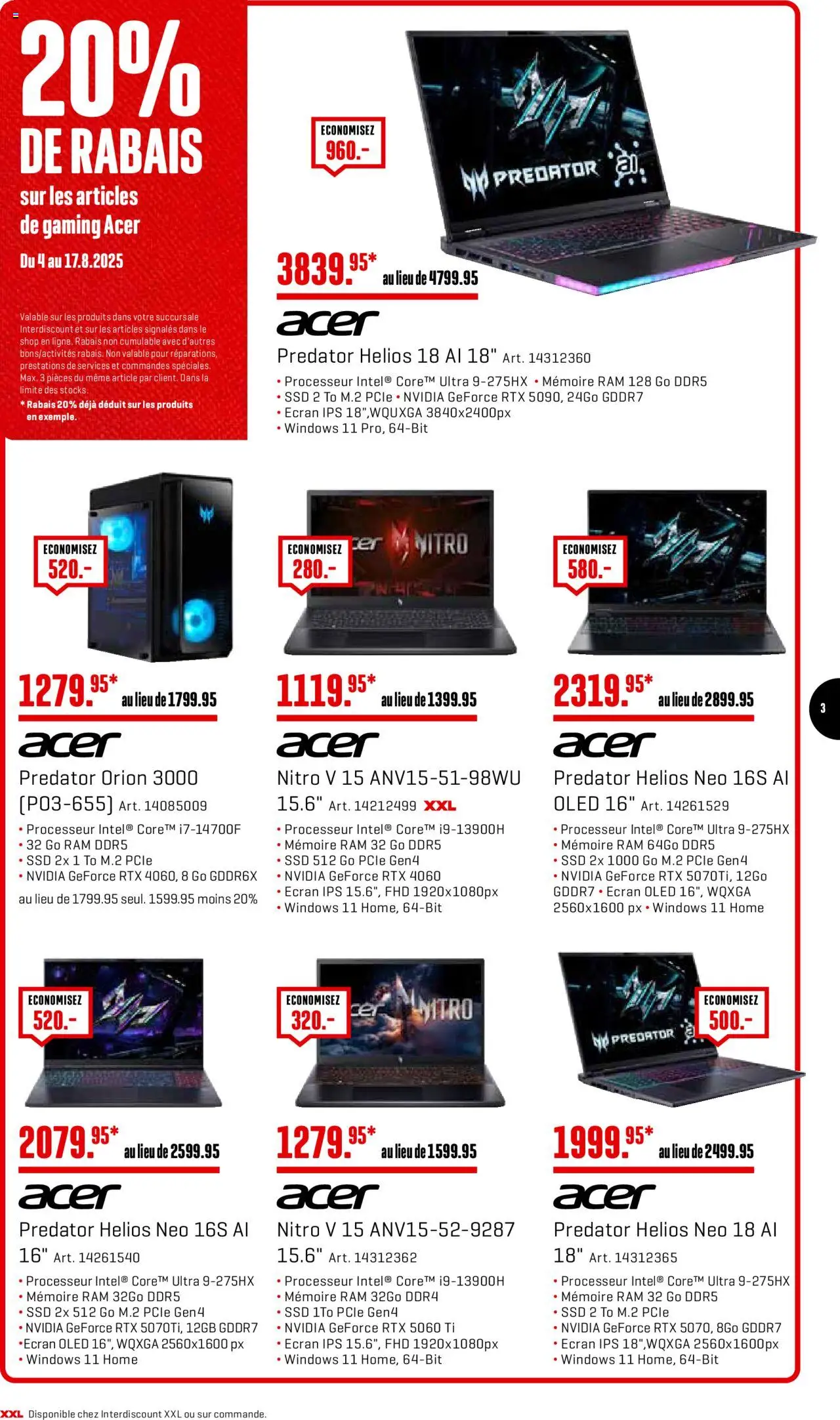 Interdiscount Aktionen FR ab 04.08.2025 | Seite: 3