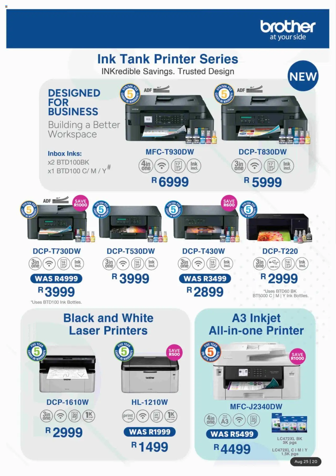 Computer Mania Accessories Catalogue │ valid from 01.08.2025 | Page: 21 | Products: Printer, Tank