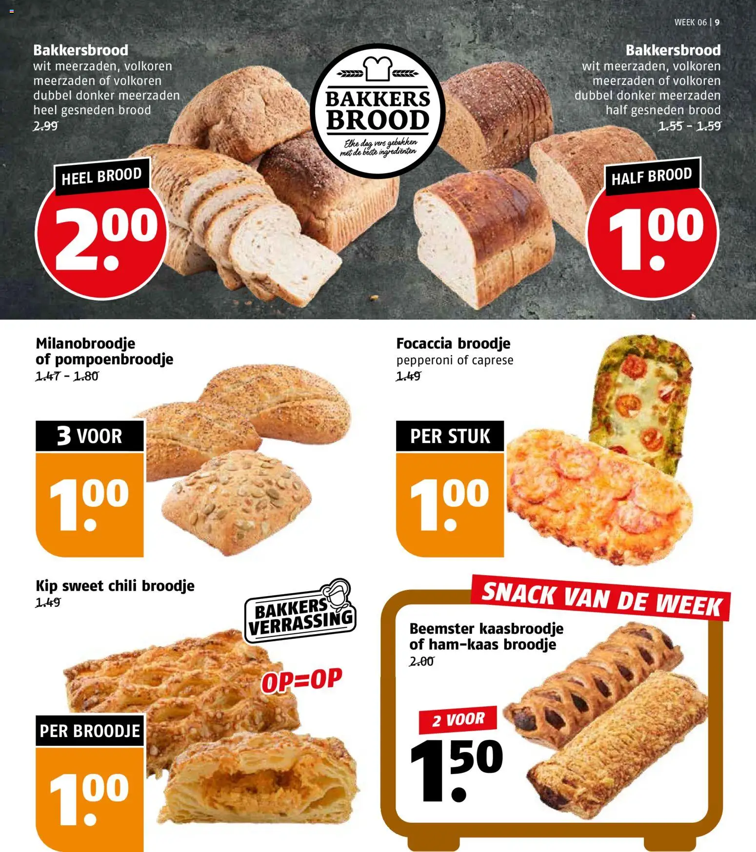 {H1} | Pagina: 9 | Producten: Brood, Broodje, Kip, Citrompótló tabletta