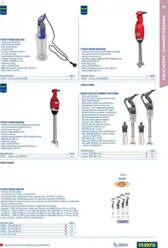 Náhled letáku Makro leták - Gastro vybavení a zařízení od 01.02.2026 | Strana: 175 | Produkty: Tyčový mixér, Blok, Mixér, Potraviny