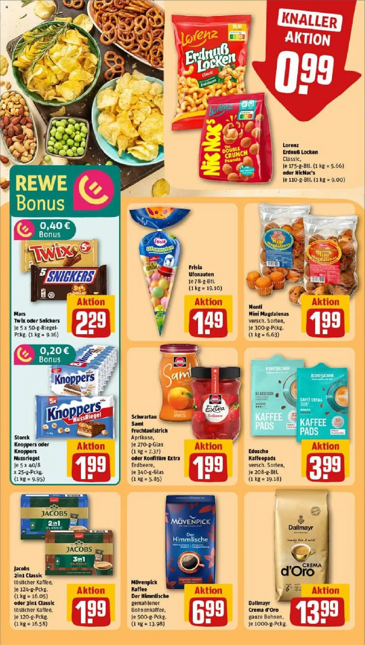Rewe prospekt Höchstadt An Der Aisch	 - gültig ab dem 06.07.2025 | Seite: 21 | Produkte: Kaffee, Mars, Dallmayr, Eduscho
