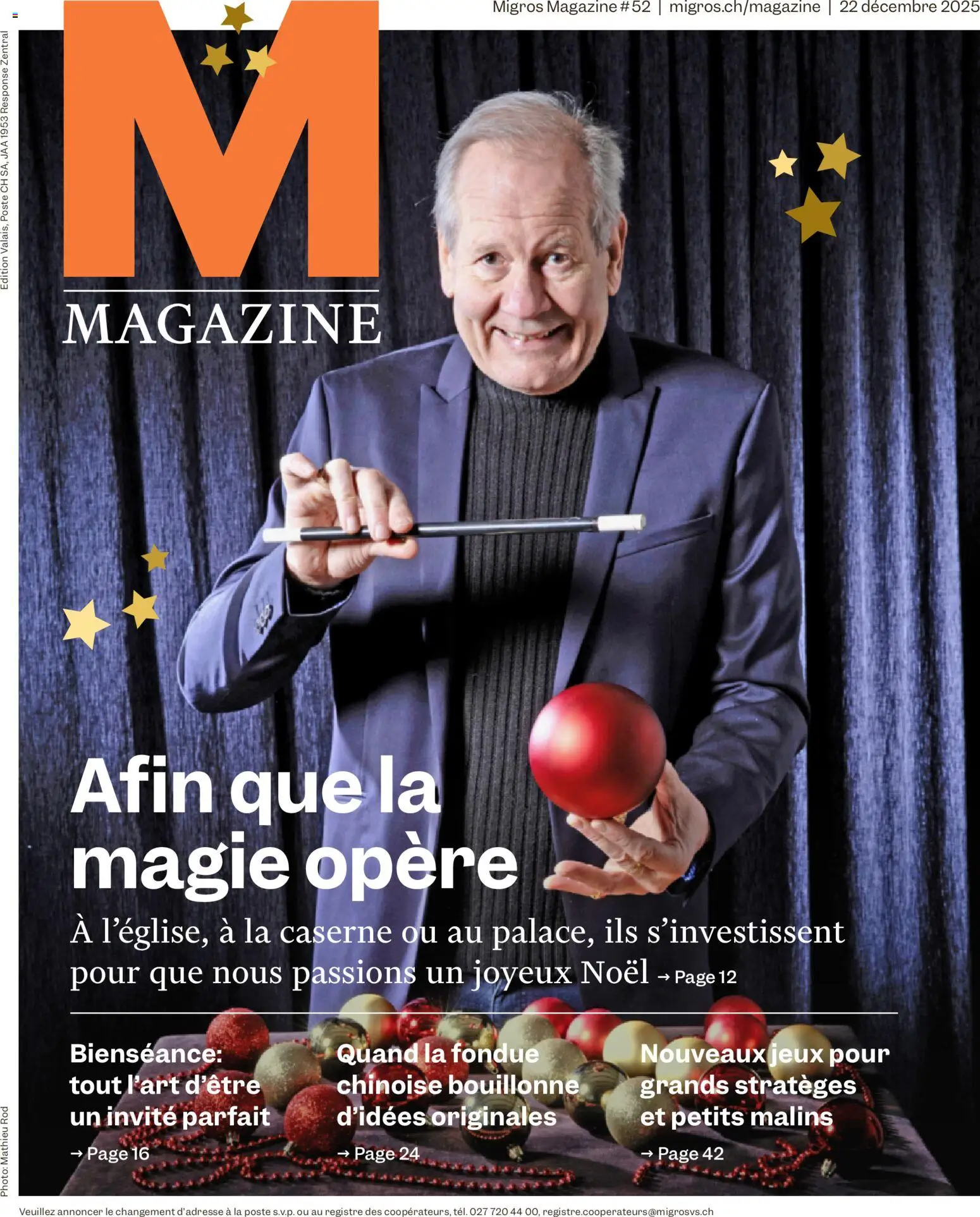 Migros Magazin FR – gültig ab 22.12.2025 | Seite: 1 | Produkte: Fondue