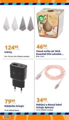 Náhled letáku Action leták od 14.01.2026 | Strana: 27 | Produkty: Utěrky, Kabel, Svíčka, Barvy