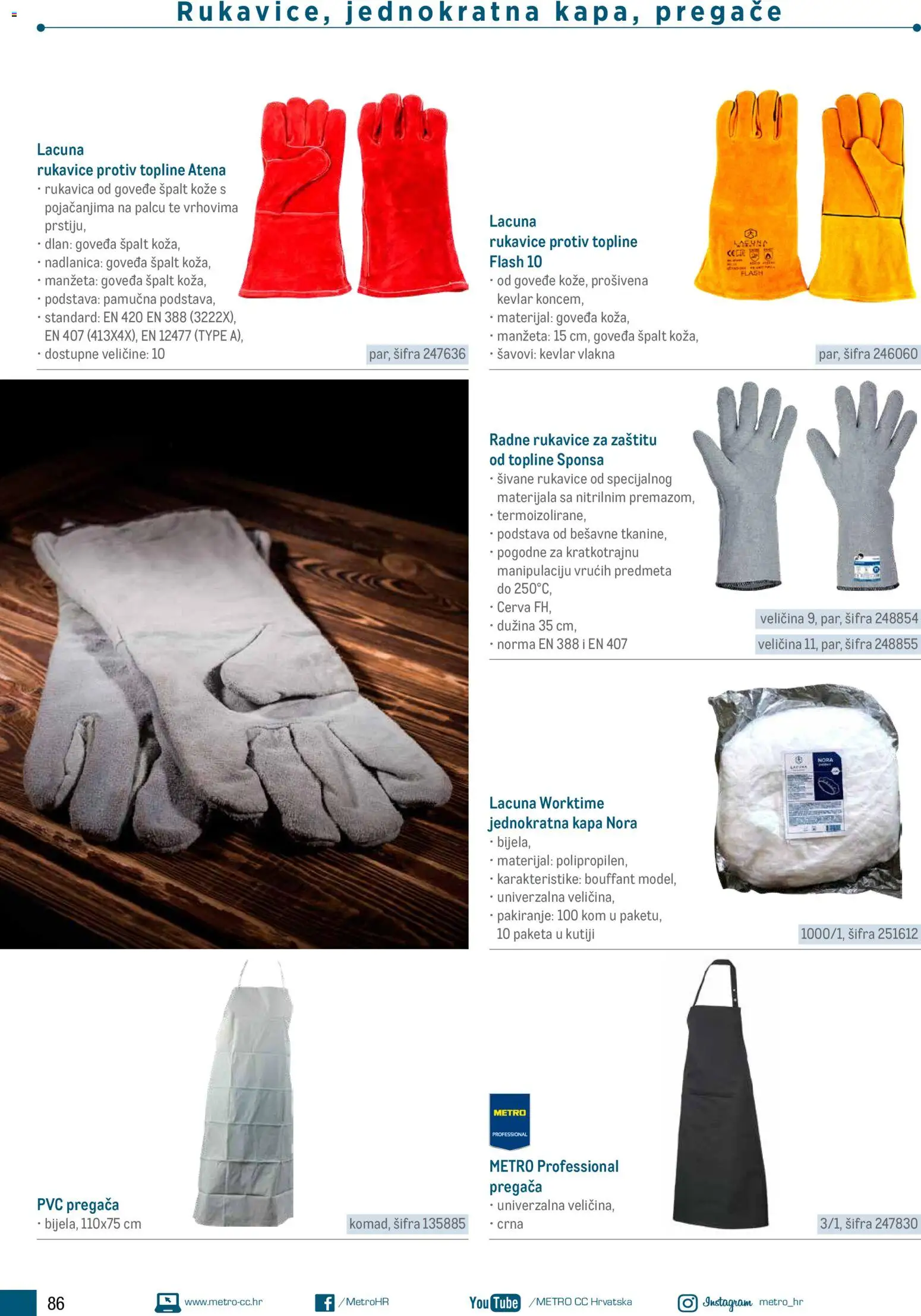 Metro katalog | vrijedi od 05.03.2026 | Stranica: 86 | Proizvodi: Kapa, Rukavice