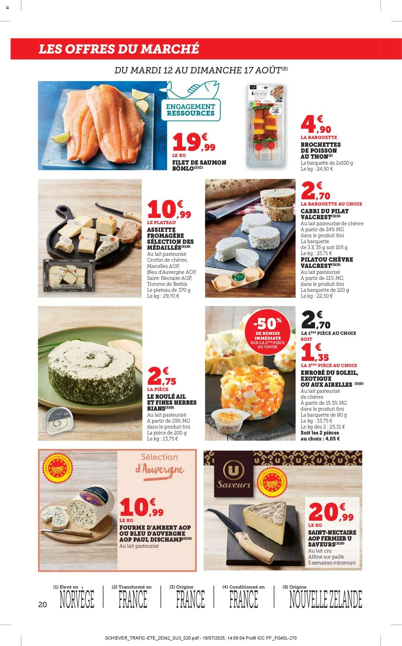  | Page: 20 | Produits: Plateau, Ail, Thon, Filet de saumon