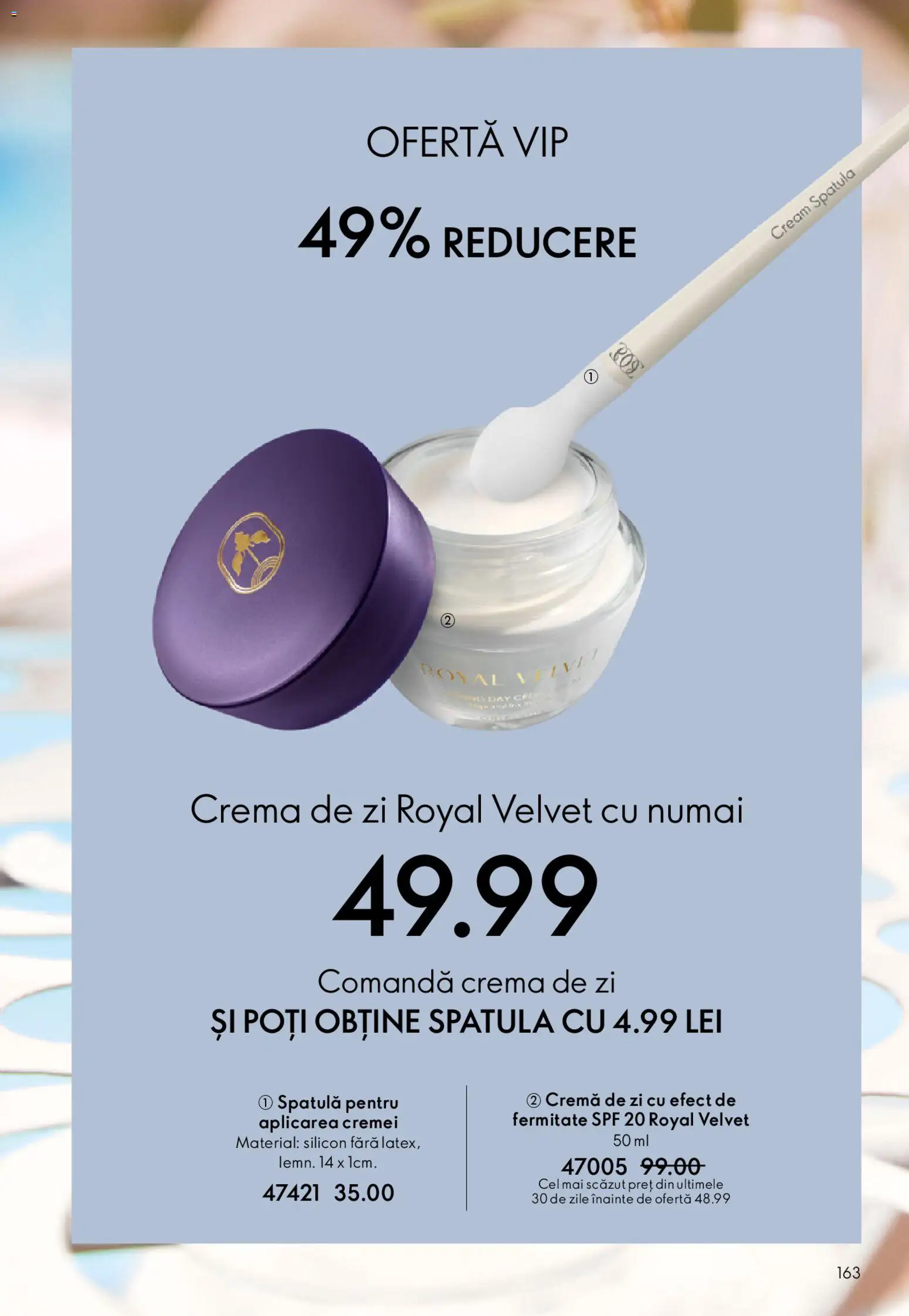 Noul catalog Oriflame – valabil de la 27.05.2026 | Pagină: 163 | Produse: Cremă de zi, Cremă