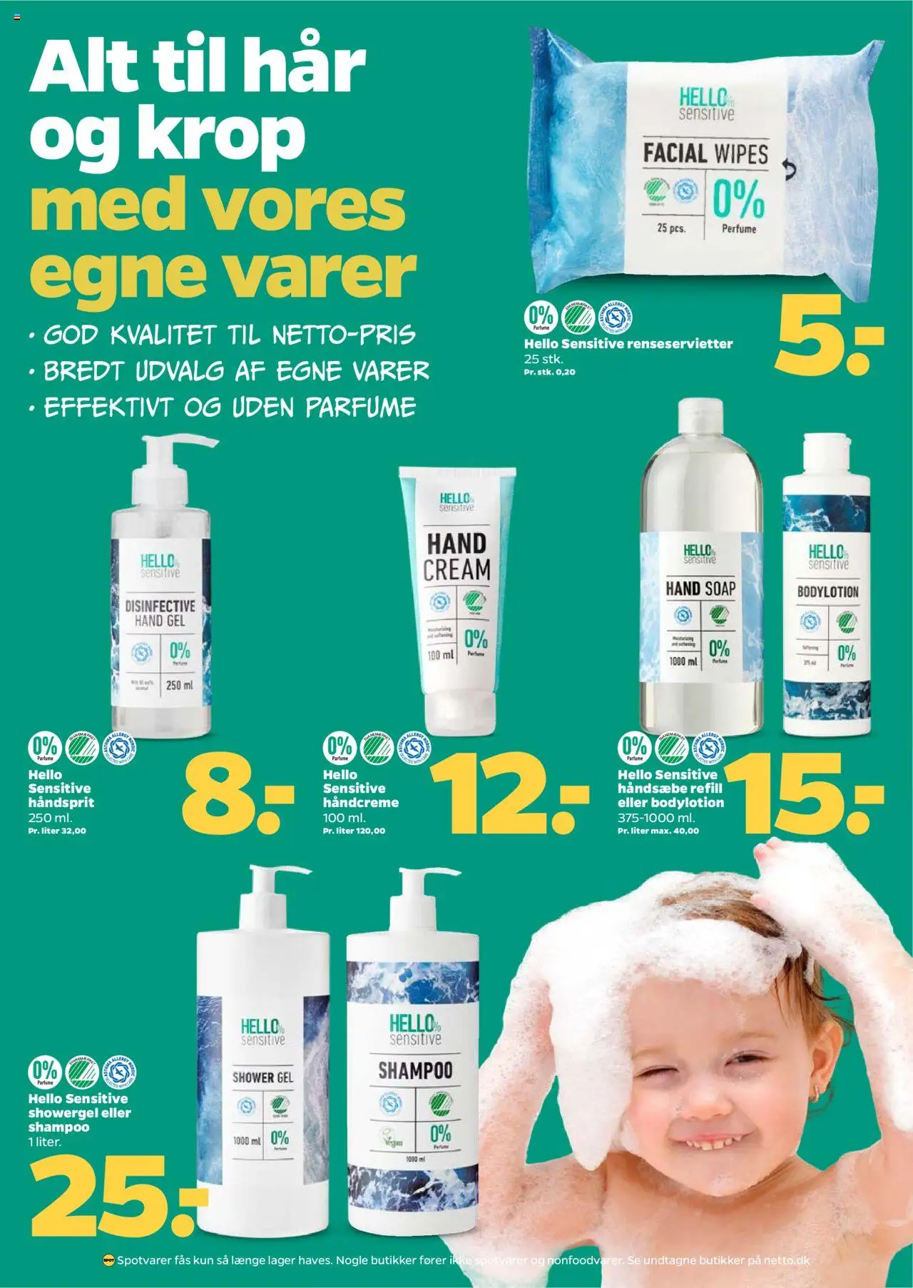 Netto Tilbudsavis gyldig fra 23.08.2025 | Side: 27 | Produkter: Parfume, Shampoo, Håndcreme