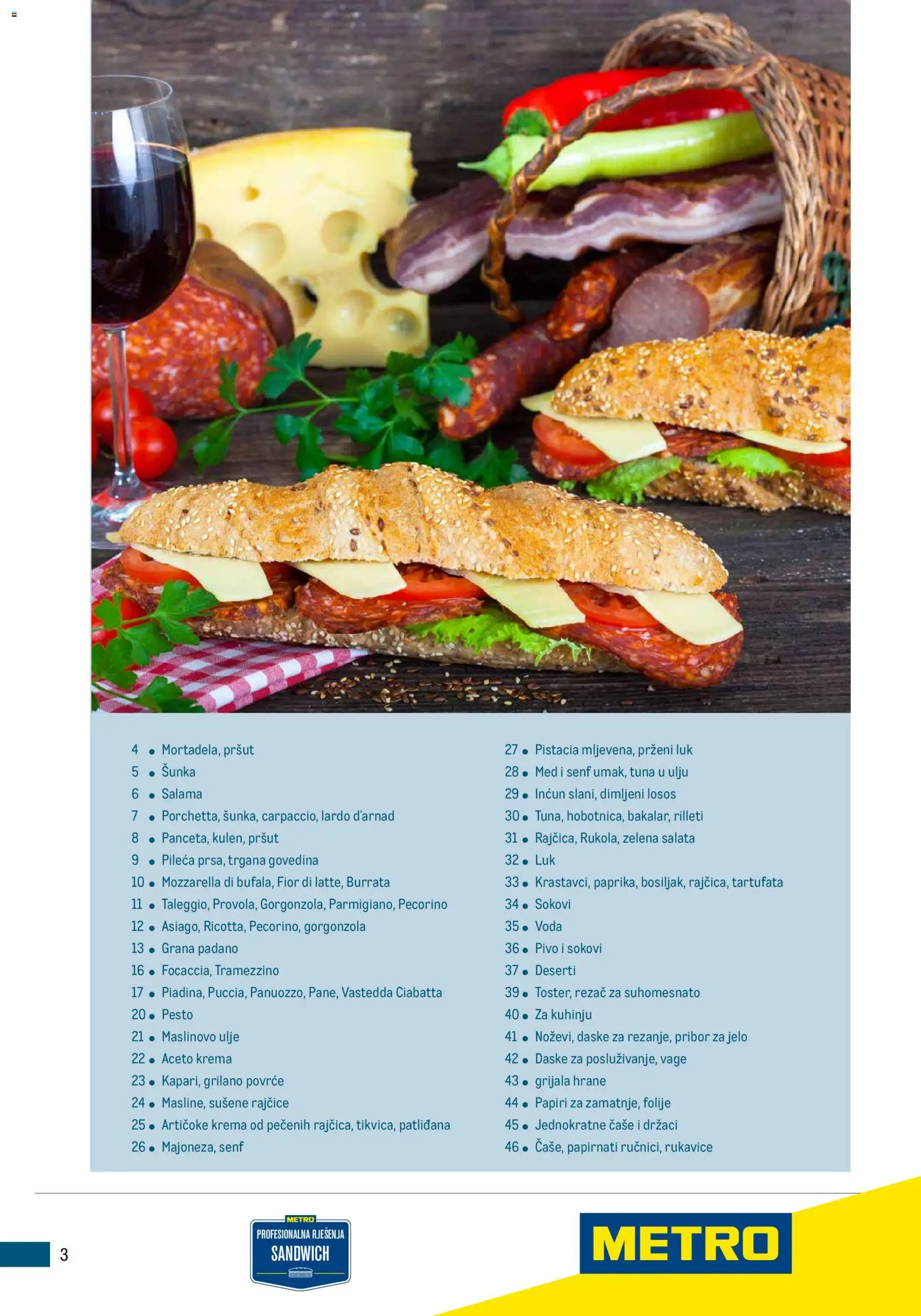 Metro katalog | vrijedi od 05.03.2026 | Stranica: 3 | Proizvodi: Med, Povrće, Losos, Pribor za jelo
