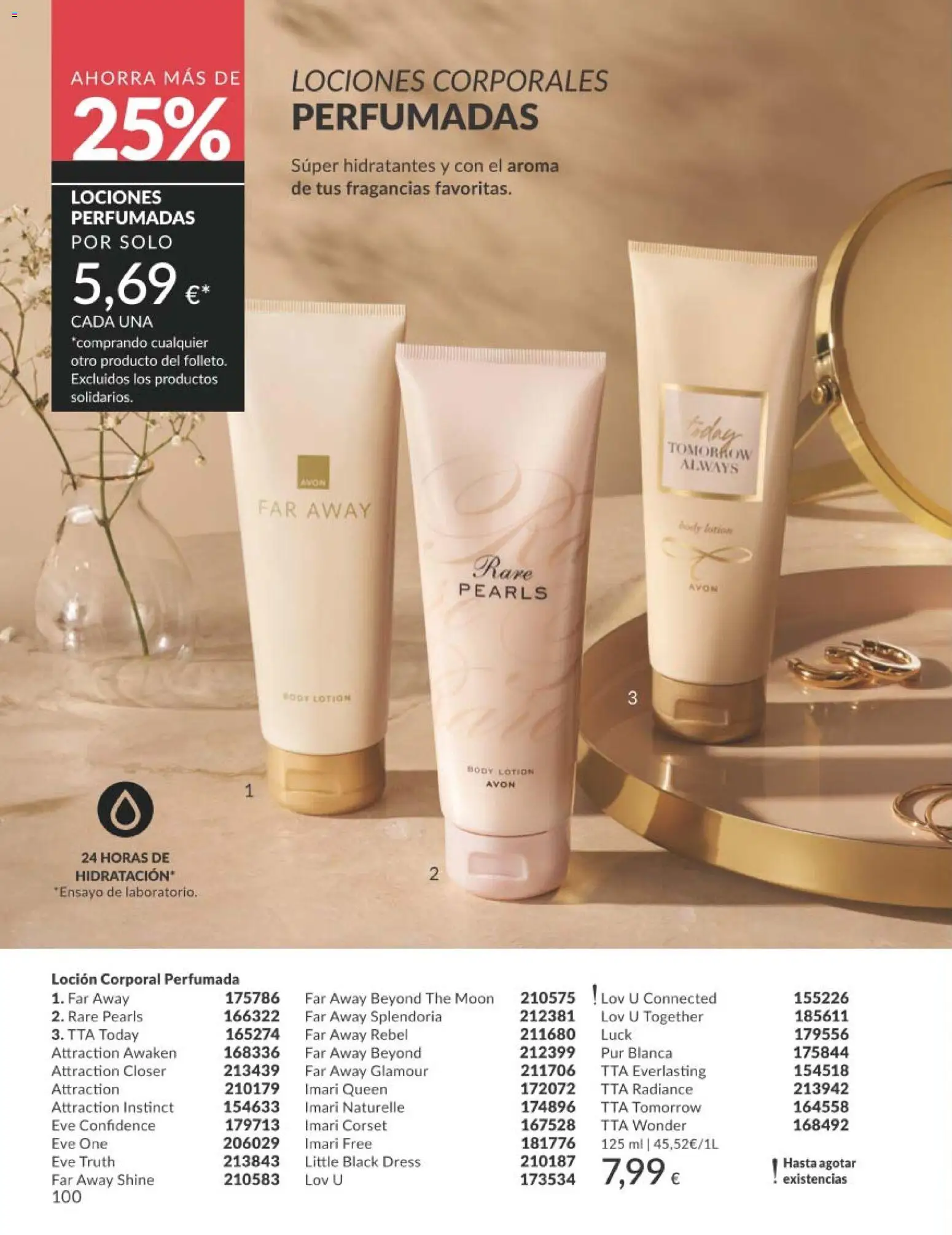Catálogo AVON campaña 1 │ válido desde el 01.01.2026 | Página: 100 | Productos: Loción corporal, Body