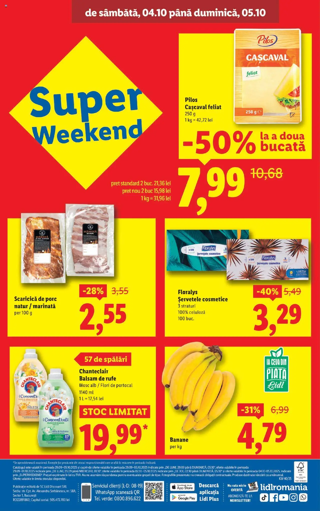 Noul catalog Lidl – valabil de la 29.09.2025 | Pagină: 40 | Produse: Toplar, Cașcaval, Rață, Balsam