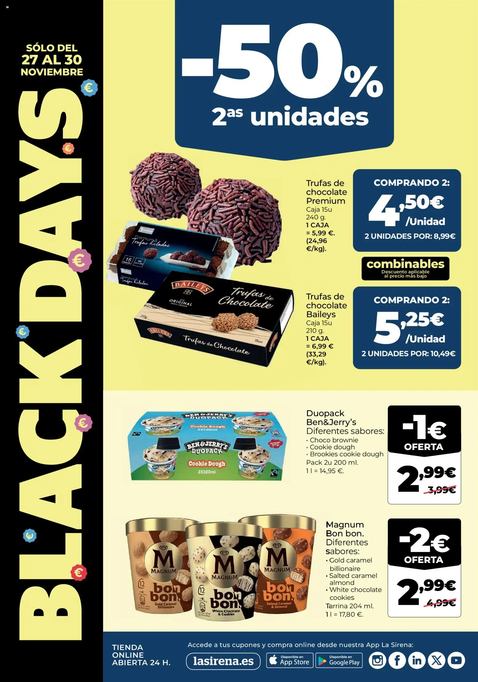 La Sirena Black Friday │ válido desde el 27.11.2025 | Página: 6 | Productos: Chocolate, Caja