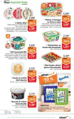  | Page: 3 | Produits: Framboise, Yaourt, Burrata, Saumon