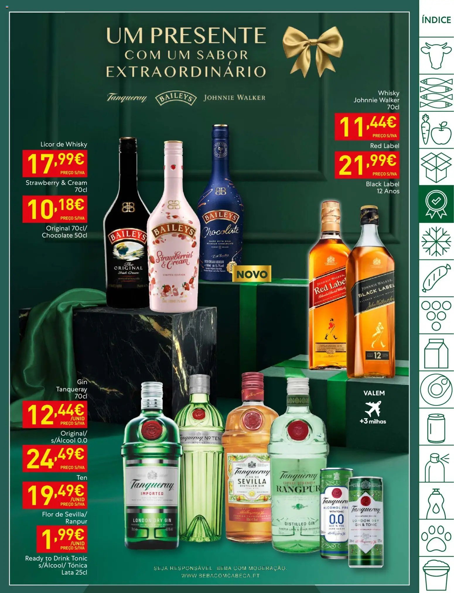 Recheio folheto │ válido de 02.12.2025 | Página: 27 | Produtos: Whisky, Licor, Chocolate, Gin