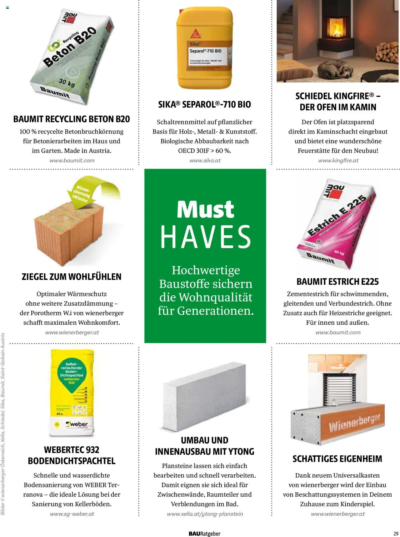 Hagebau Katalog Baurategeber gültig ab 07.04.2025 | Seite: 29 | Produkte: Ofen