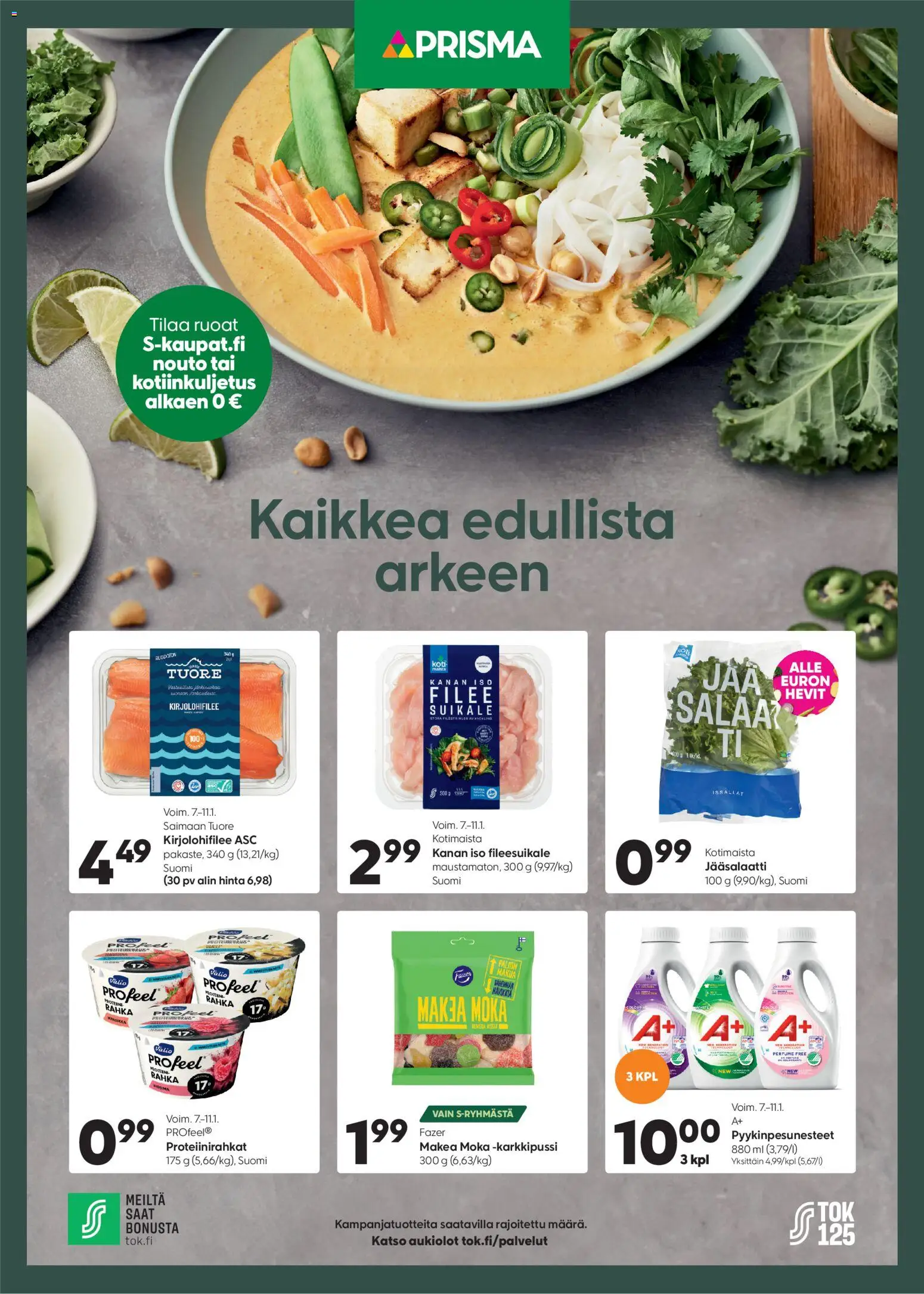 Prisma tarjoukset – voimassa 07.01.2026 alkaen | Sivu: 1