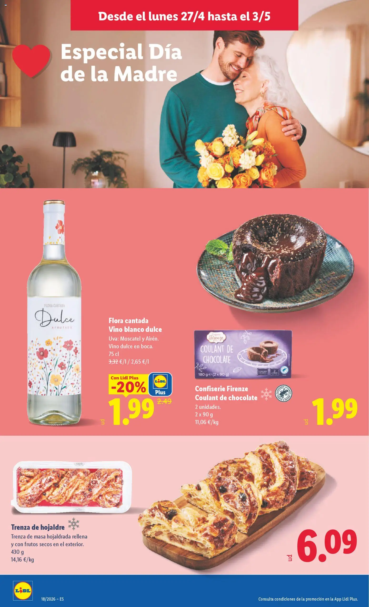 Lidl folleto │ válido desde el 27.04.2026 | Página: 20 | Productos: Chocolate, Vino, Frutos secos