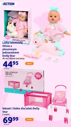 Pogląd oferty "Action Gazetka - Presents" - ważna od 22.10.2025 | Strona: 41 | Produkty: Lalka, Łóżko