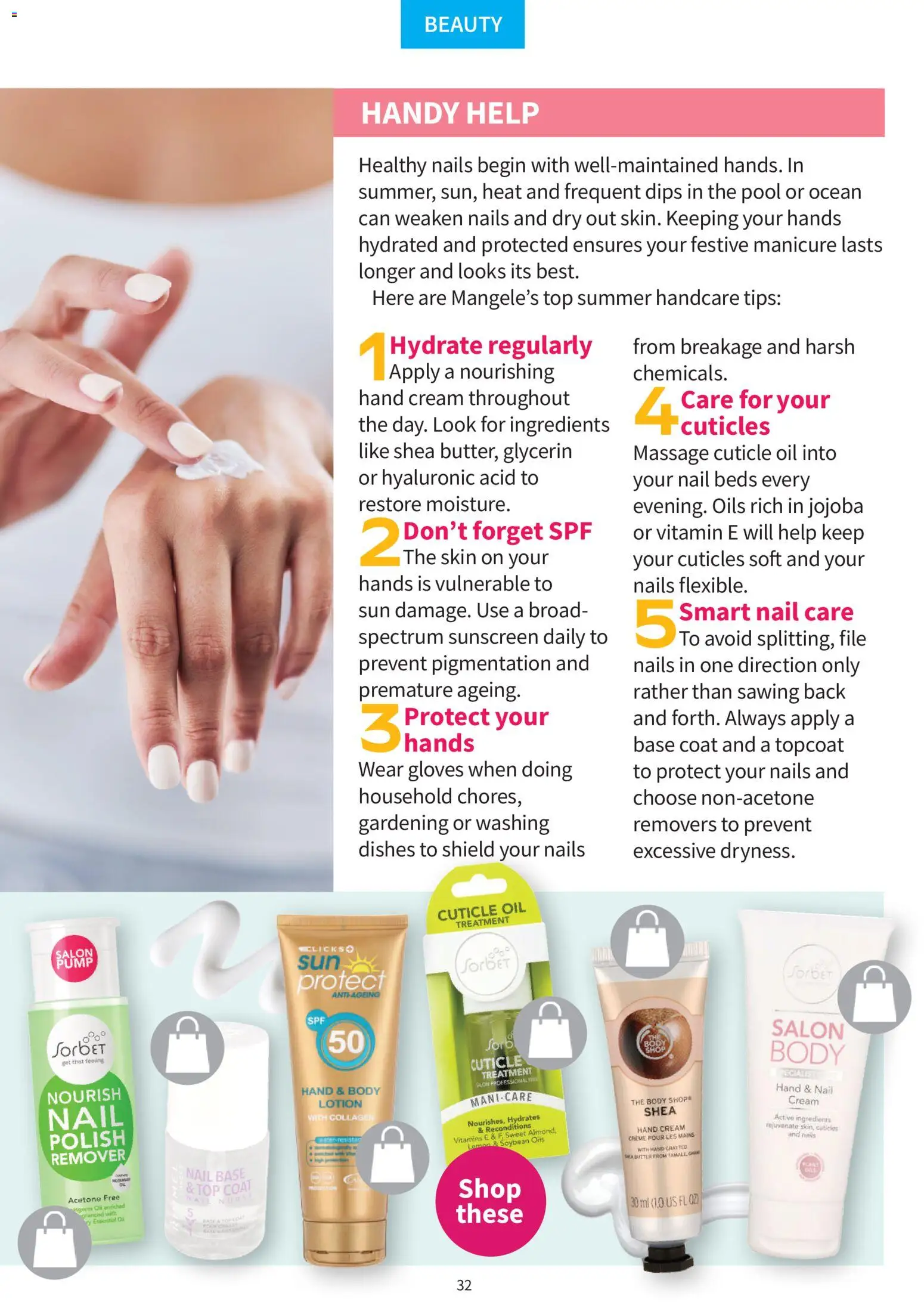 New Clicks catalogue – valid from 01.12.2025 | Page: 32 | Products: Oil, Cream, Sunscreen, Lemon