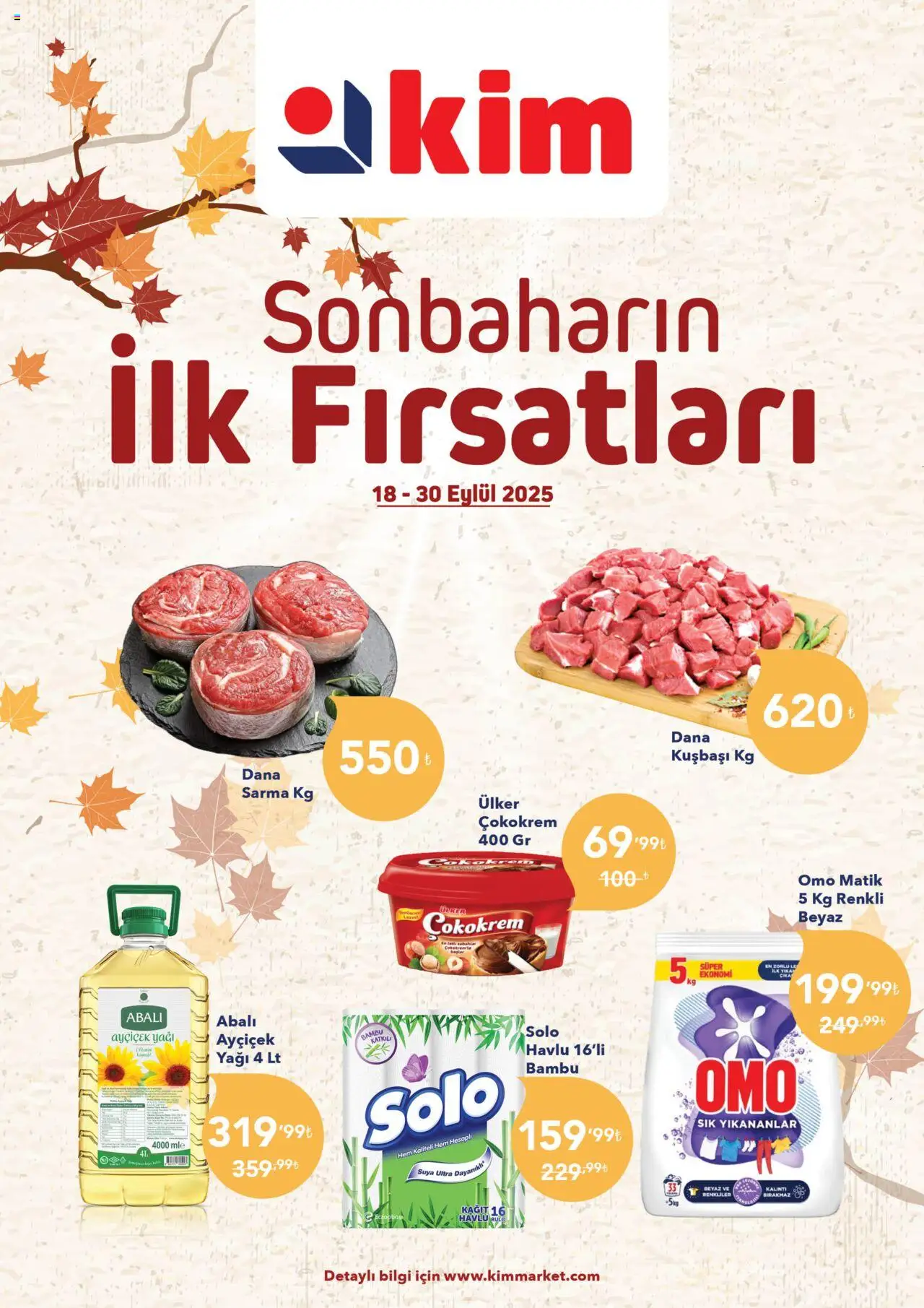 Kim Market Katalog - 18.09.2025 tarihinden itibaren geçerlidir | Sayfa: 1 | Ürünler: Dana kuşbaşı