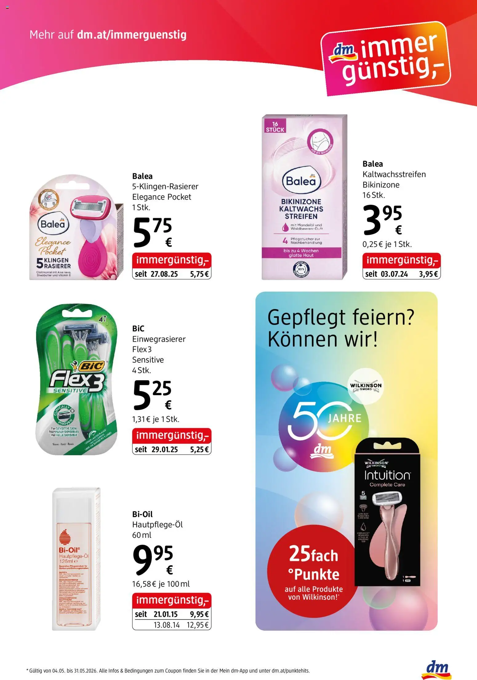 dm drogerie markt Flugblatt Mai 2026 gültig ab 23.04.2026 | Seite: 3 | Produkte: Rasierer