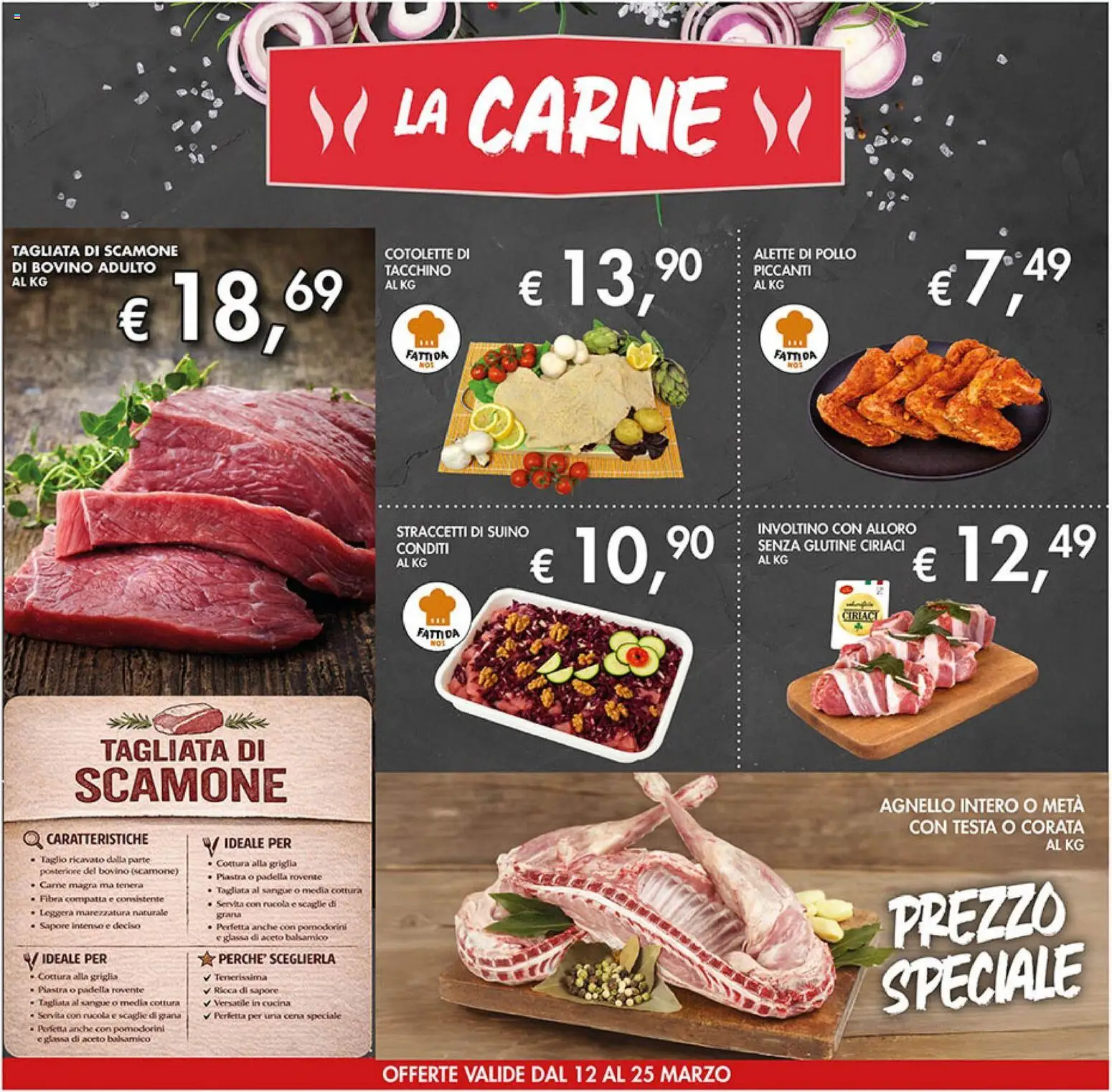 Volantino Coal del 12.03.2026 | Pagina: 4 | Prodotti: Bovino, Pollo, Padella, Agnello