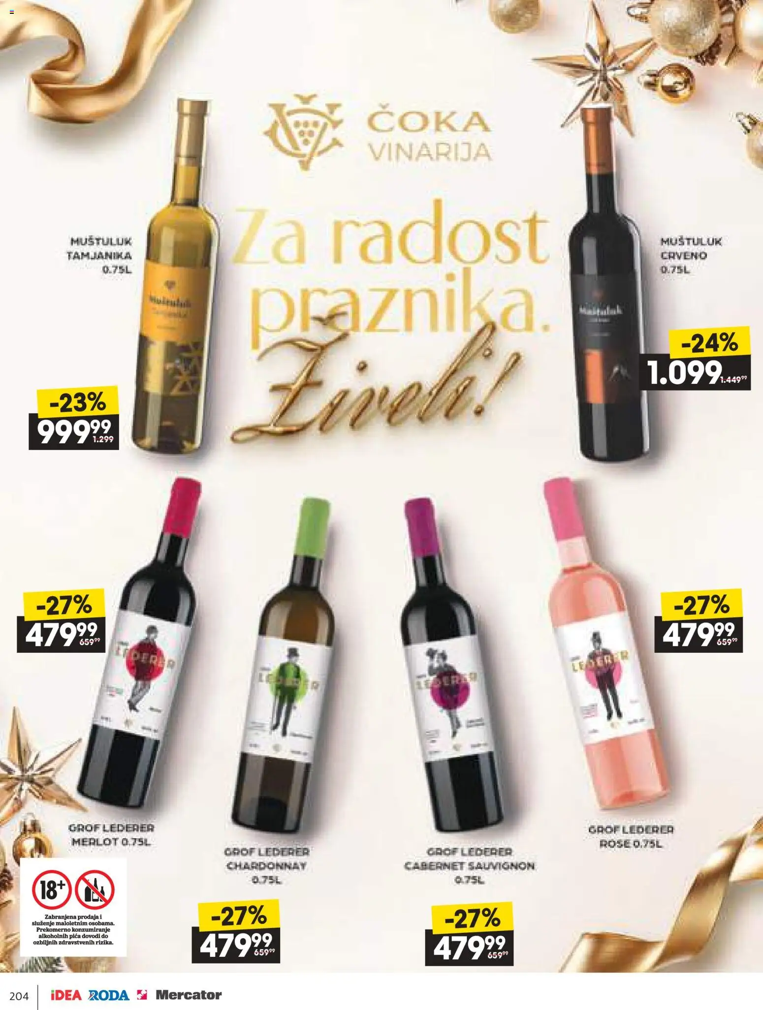 Roda katalog - važi od 11.12.2025 | Strana: 204 | Proizvode: Chardonnay, Cabernet Sauvignon, Pica