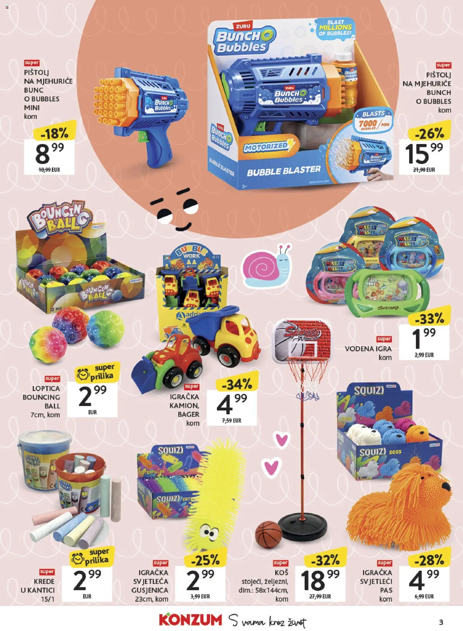 Konzum HR akciós ujság - amely érvényes a következő dátumtól: 09.03.2026 | Oldal: 3