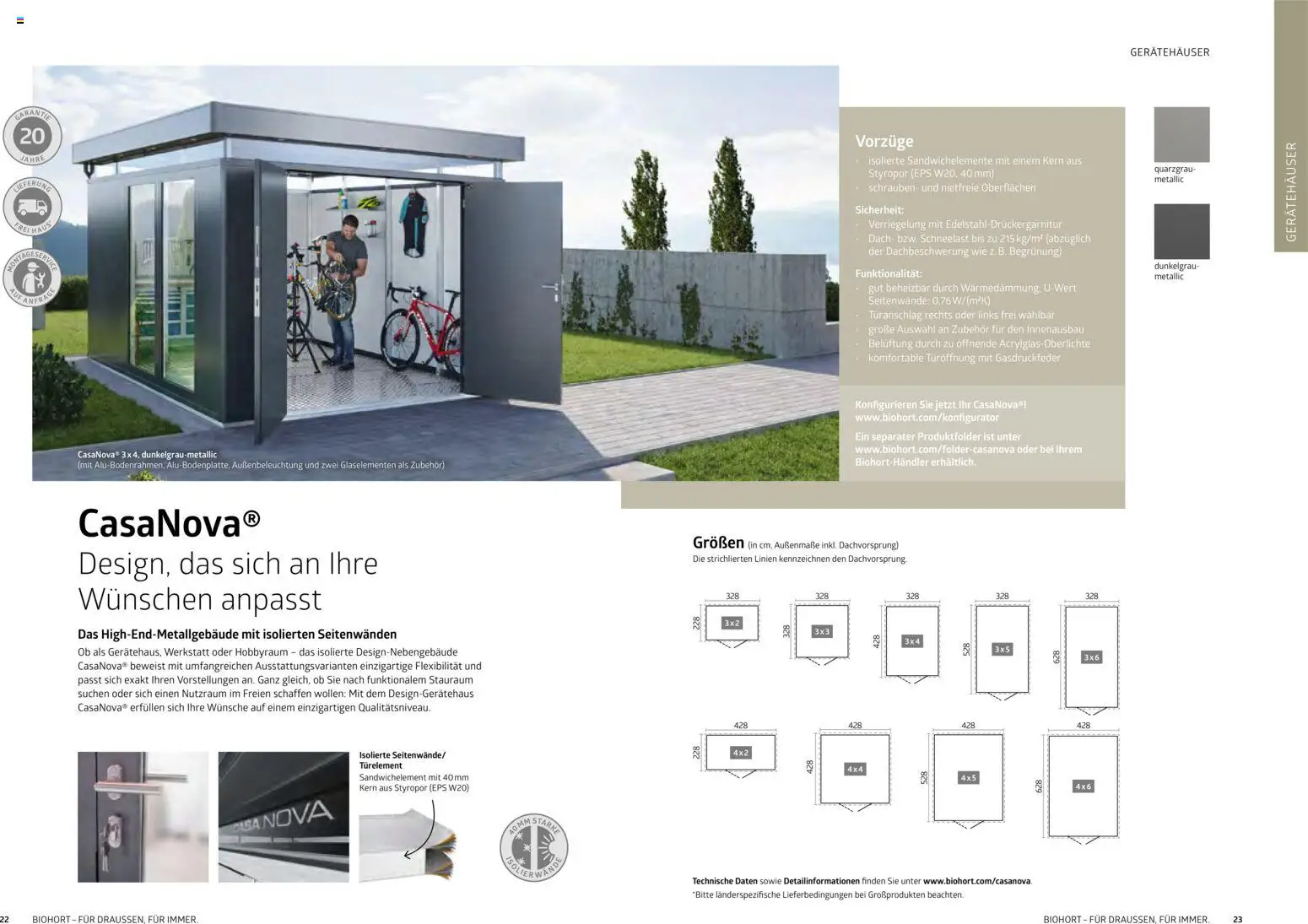 Dehner  Biohort – Metall für Garten & Terrasse gültig ab 05.01.2026 | Seite: 12