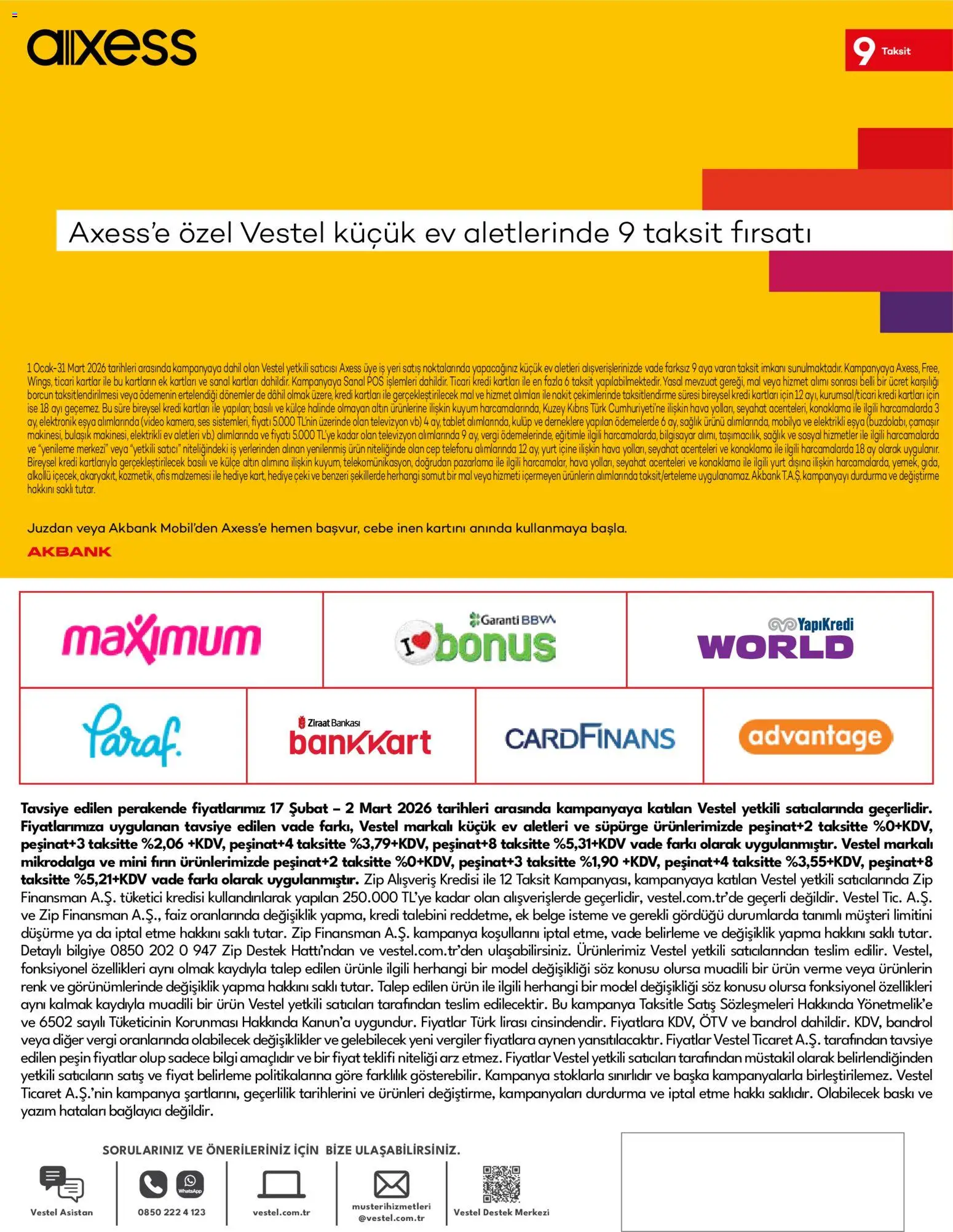 Vestel Küçük Ev Aletleri - 17.02.2026 tarihinden itibaren geçerlidir | Sayfa: 25 | Ürünler: Baskı, Bilgisayar, Televizyon, Video