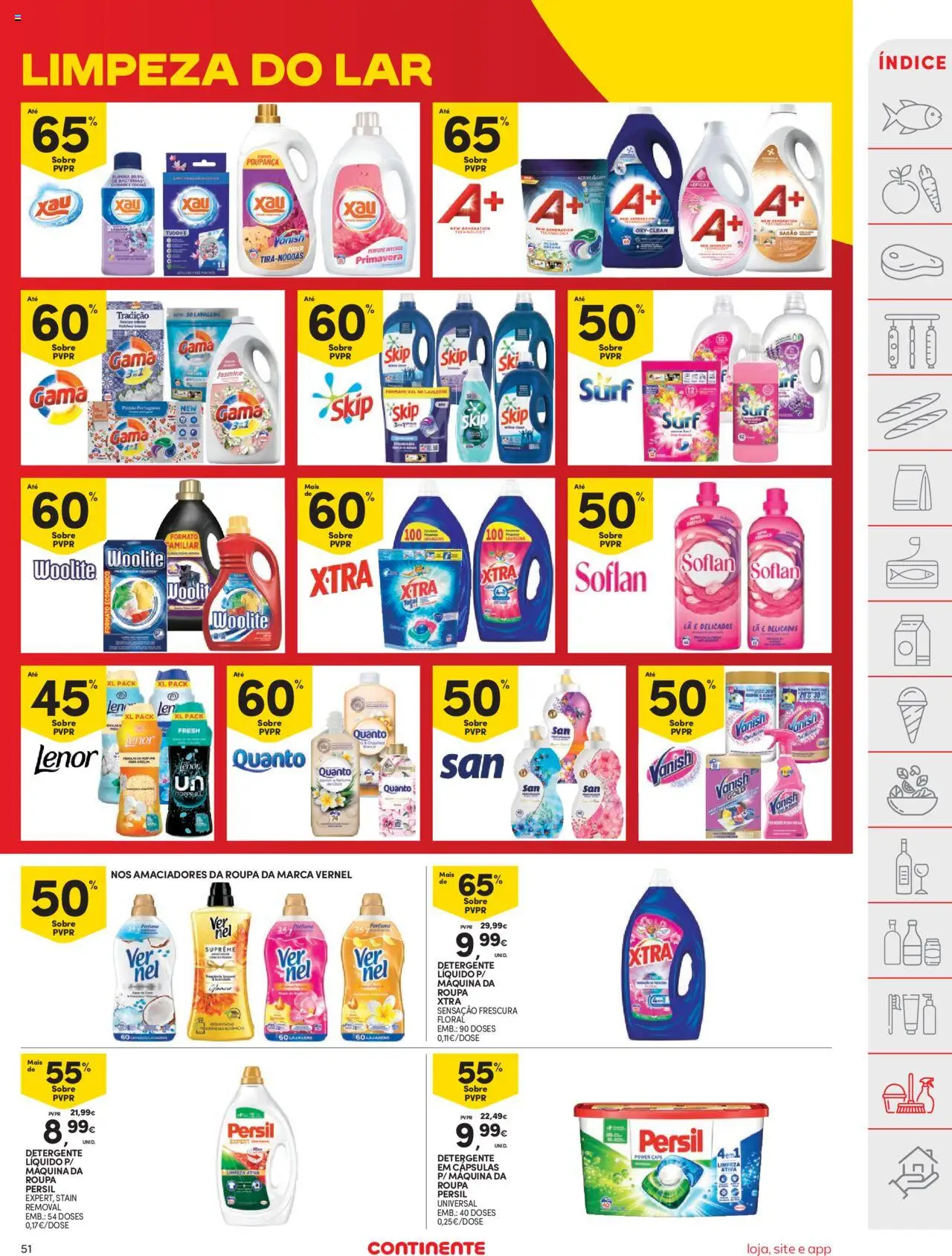 Continente folheto │ válido de 16.09.2025 | Página: 51 | Produtos: Perfume, Sabão, Detergente, Persil