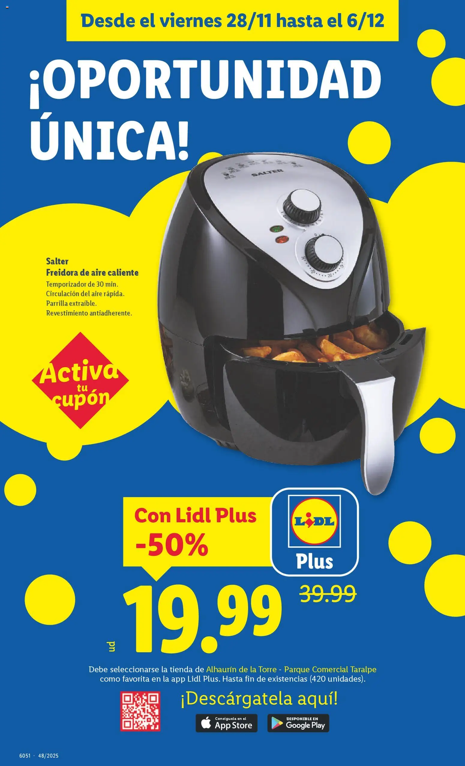 Lidl -Teraple │ válido desde el 28.11.2025 | Página: 8 | Productos: Parrilla, Freidora