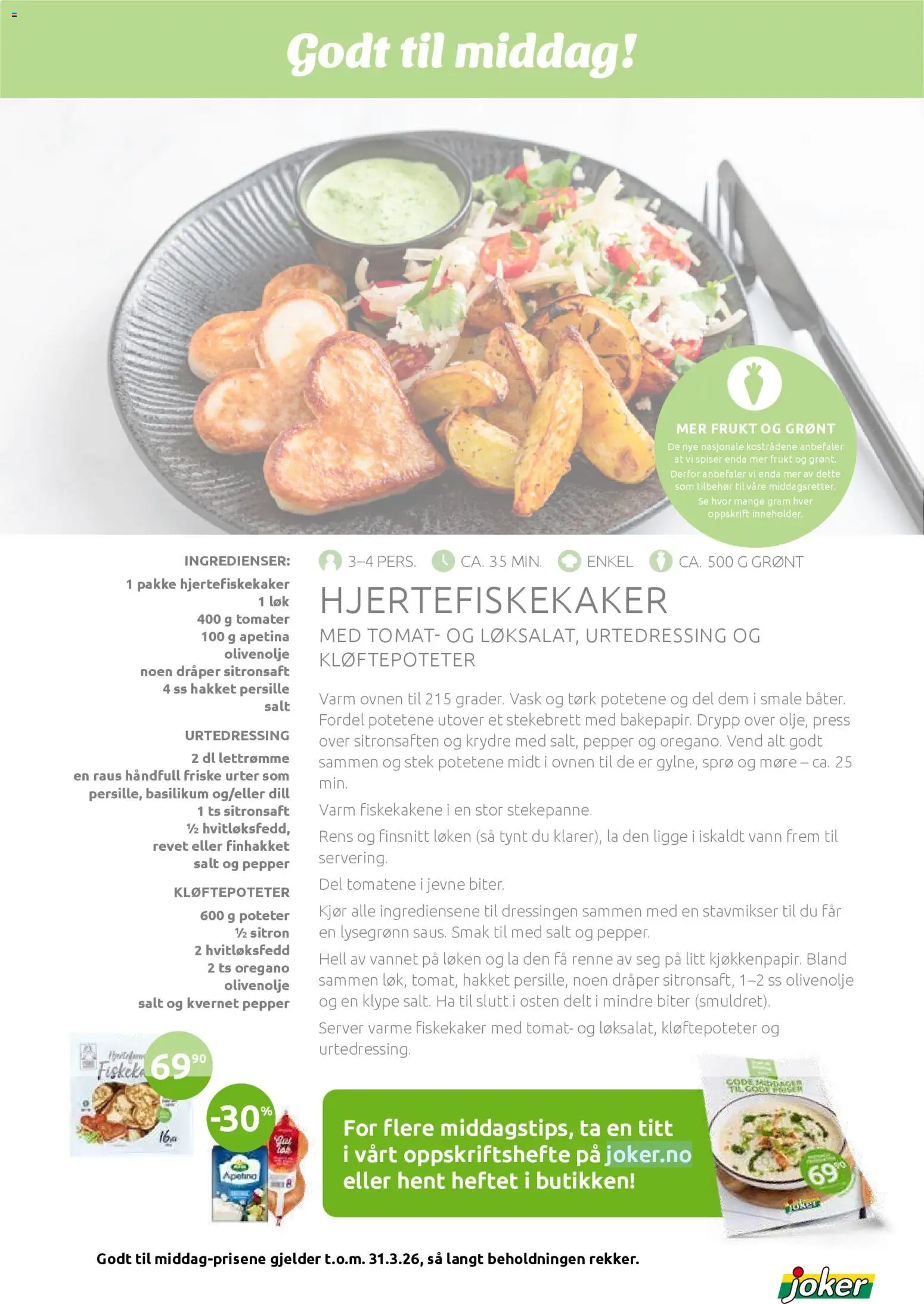 Nye » Joker kundeavis « er nå online. Se alle Apriltilbud på mobilen og spar! | Norway