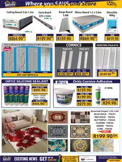 Laduma Hardware specials catalogue – valid from 01.04.2026 | Page: 9 | Products: Carpet, Adhesive, Silicone